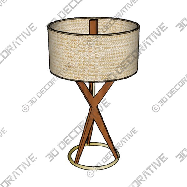 Acheton Resin Table LampĀ - 3D Decorative