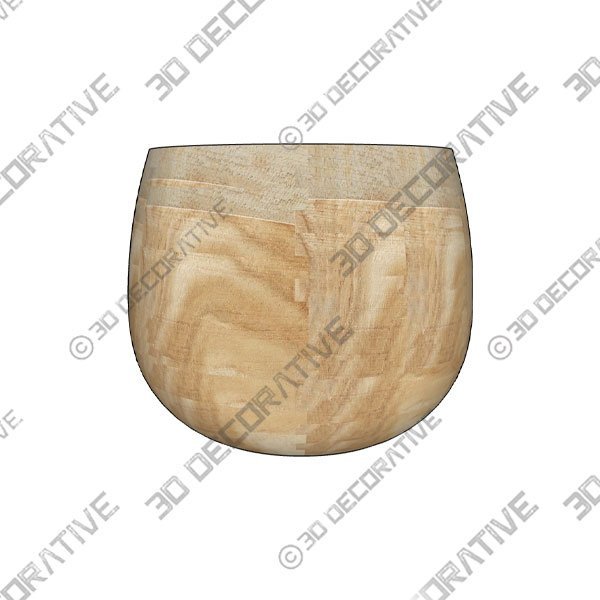 Adair Wooden VaseĀ - 3D Decorative