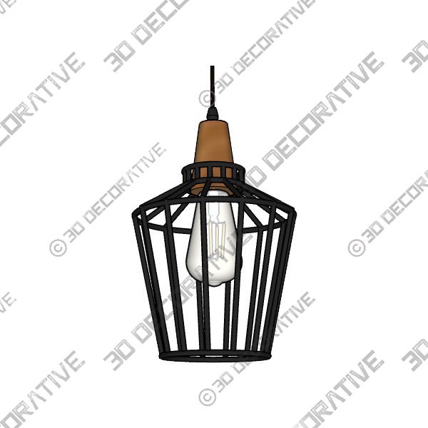 AMBREEN VINTAGE IRON PENDANTS 3 - 3D Decorative