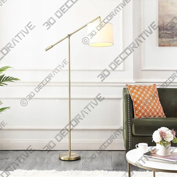 Antoninette 63″ Reading Floor Lamp - 3D Decorative