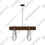 Light-2-8-3.jpg ArtCraft AC10454BN Lynwood - Four Light Island - 3D Decorative