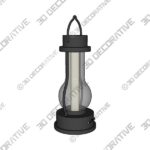 Balmuda LED Rechargeable Outdoor Lantern - 3D Decorative