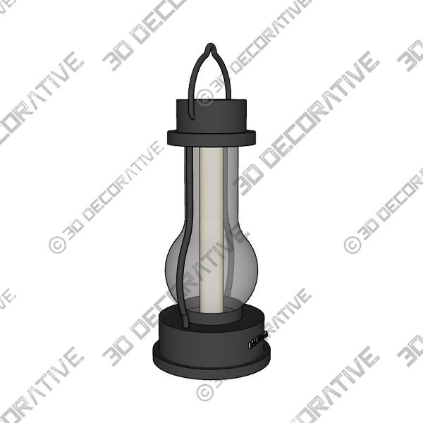 Balmuda LED Rechargeable Outdoor Lantern - 3D Decorative