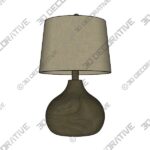 Lamp-3-2-7.jpg Bates Honeycomb LED Table Lamp, Antique Brown, 22" - 3D Decorative