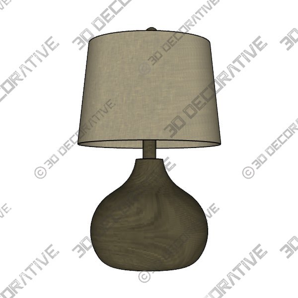 Bates Honeycomb LED Table Lamp, Antique Brown, 22" - 3D Decorative