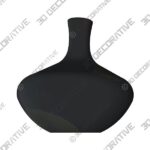 Vase-4-11-4.jpg Black Ceramic Vase - 3D Decorative