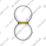 Duet-Wall-2.jpg Brushed Brass Opal Globe Bathroom Wall Light - 3D Decorative