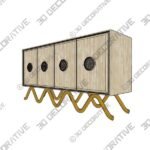 Brussels Buffet - 3D Decorative