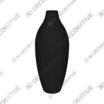 Vase-3-13-4.jpg Carl Harry Stålhane, dark blue stoneware floor vase for Rörstran - 3D Decorative