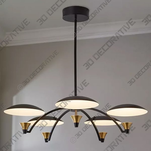 Caswell LED Chandelier - 3D Decorative