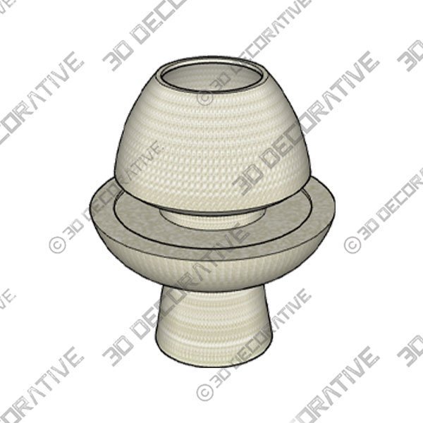 Champignon Handcrafted Ceramic Vase - 3D Decorative