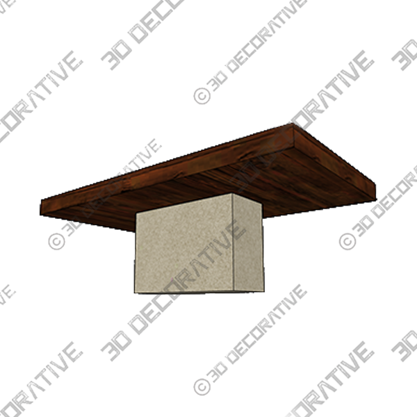 Cheyne Pedestal Coffee TableĀ - 3D Decorative