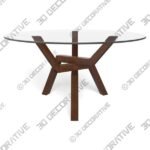 5_600x600-71.jpg Cleo Round Dining Table Glass Top - 3D Decorative