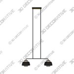 Pendanet-5.jpg Colin Perforated Metal 2-Light Pendant - 3D Decorative