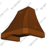 Dallas Copper Hood - 3D Decorative