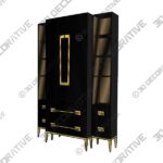3_600x600-118-1.jpg Ebony Satin Tall Cabinet - 3D Decorative