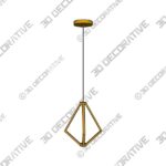 Pendant-4-16.jpg Elan Everest 19 3/4″ Wide Champagne Gold 4-Light LED Pendant - 3D Decorative