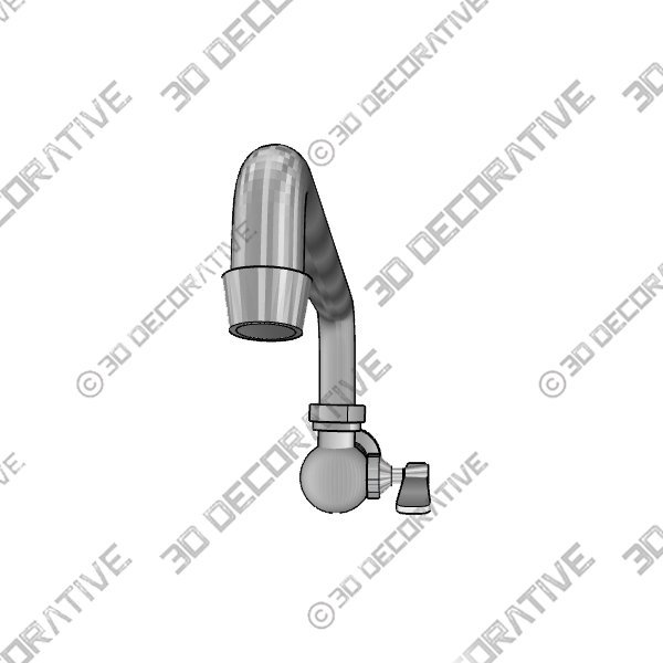 Faucet with Ultra Spray ValveĀ - 3D Decorative