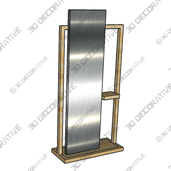 Free Standing Mirrors - 3D Decorative