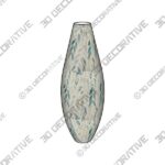 Vase-3-3-3.jpg Glendale Heights Modern Shell Inlaid Bamboo Floor Vase - 3D Decorative