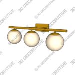 Light-4-19-1.jpg Gold Bathroom Vanity Light Fixtures,3 Lights Brass Milk White Globe Glass Shade - 3D Decorative