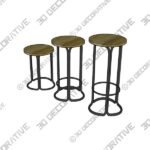 Stool-7-5.jpg Hardie Stool - 3D Decorative