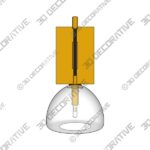 HEMISPHERE SCONCE - 3D Decorative