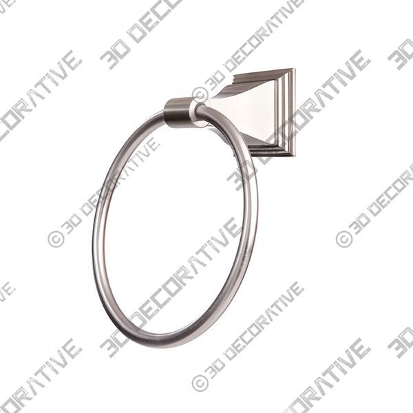 HowPlumb Towel Ring Bathroom Hardware - 3D Decorative