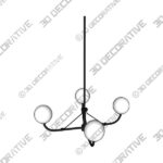 Chandelier-5-4-1.jpg Irving 4-Light Chandelier - 3D Decorative