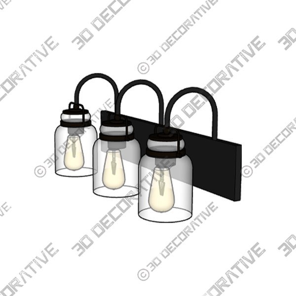 Light Dimmable Vanity Light - 3D Decorative