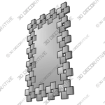 6_600x600-6.png Little Squares MirrorĀ - 3D Decorative