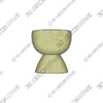 LUNA METAL VASE - 3D Decorative