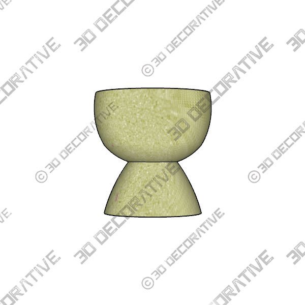 LUNA METAL VASE - 3D Decorative