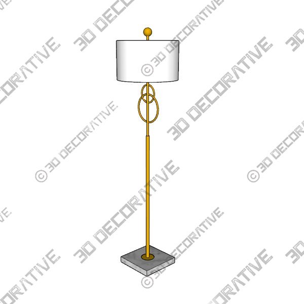 Marroquin 60″ Floor Lamp - 3D Decorative
