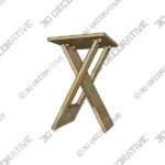 5_600x600-24-1.jpg Mcallister 19.25” Tall Solid Wood Cross Legs End Table - 3D Decorative