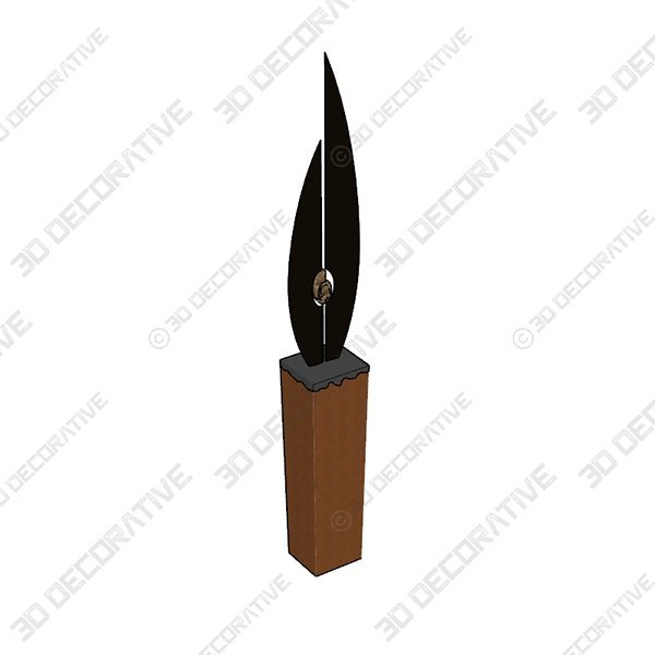 Nautilus Metal Sculpture - 3D Decorative