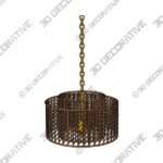 Pendent-4-7.jpg Niamh 4 - Light Drum Pendant - 3D Decorative