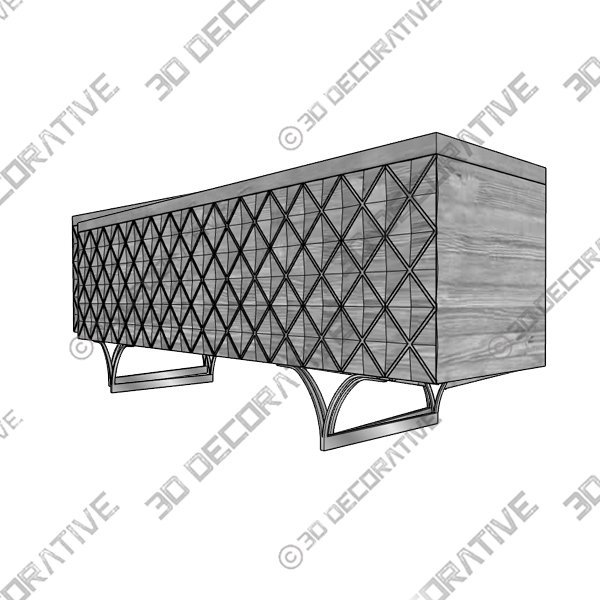 Noelle Floating Entertainment ConsoleĀ - 3D Decorative