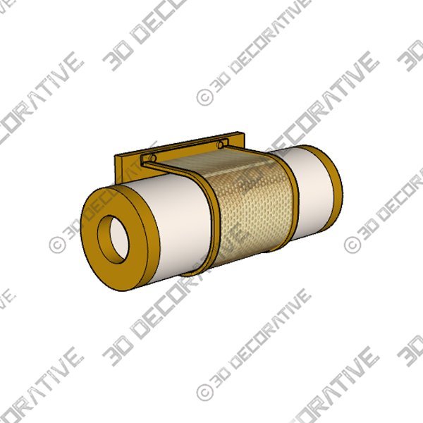 Nuvo lighting 13″W Caper 1-Light LED Vanity & Wall Brushed Brass - 3D Decorative