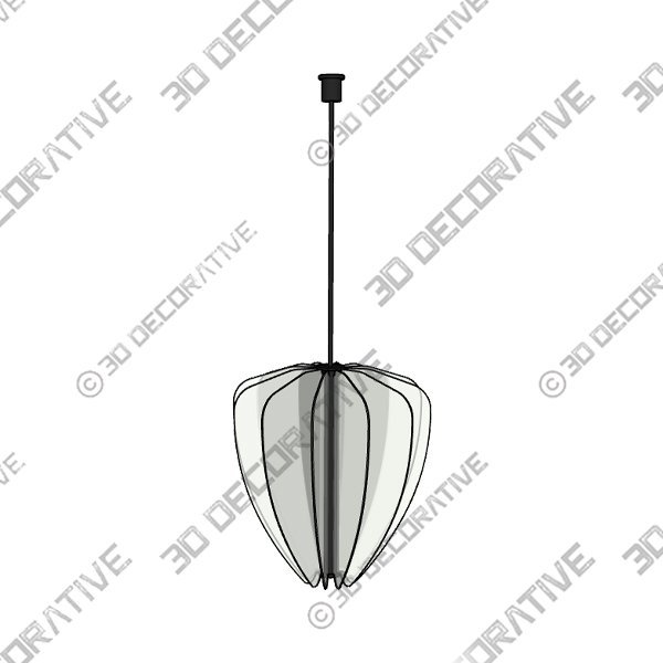 Nyra 30 Chandelier - 3D Decorative