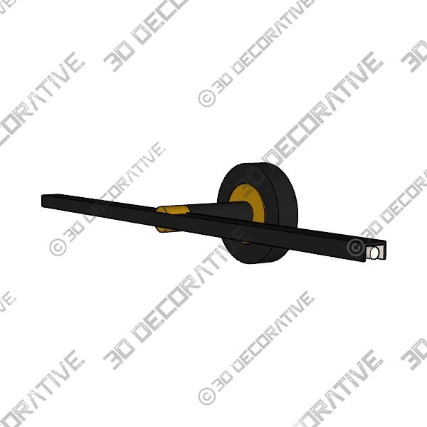 ON A ROLL (BUILT-IN LED) PICTURE WALL LIGHT - 3D Decorative