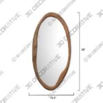 5_600X600-55-2.jpg Organic Oval Mirror in Natural Wood - 3D Decorative