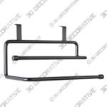 4_600x600-146-2.jpg Over the Cabinet Towel Bar in Matte Black - 3D Decorative