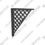 Nickel-3-4.jpg Pasteur 8-1/2″ Brass Shelf Bracket Nickel - 3D Decorative