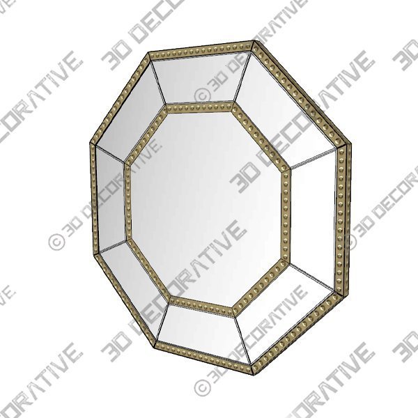 Pemberton PBT-1103 Mirrors GoldĀ - 3D Decorative