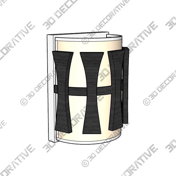 POSITIVE ENERGY WOODEN WALL LIGHT - 3D Decorative