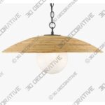 3_600X600-283.jpg Powell Round Rattan Pendant - 3D Decorative
