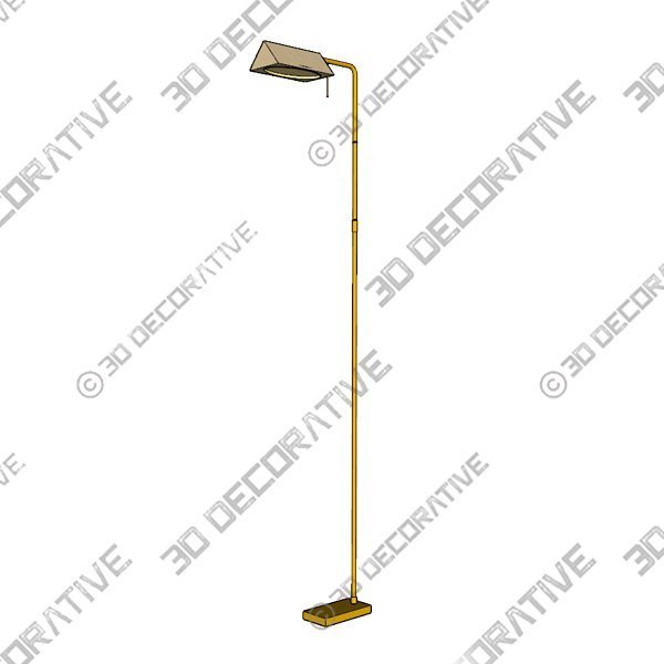 Racquel 68″ Task Floor Lamp - 3D Decorative