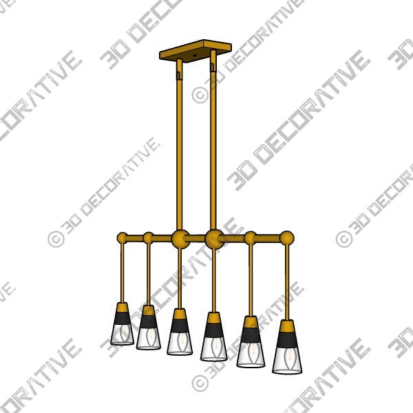 REMBOLD ISLAND CHANDELIER - 3D Decorative