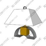 RING FORM TABLE LAMP - 3D Decorative
